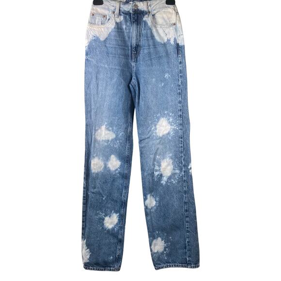 PacSun Womens Jeans Size 24 (Fit 23x31) Acid Wash 90s Boyfriend Hi Rise Relaxed - Picture 1 of 6